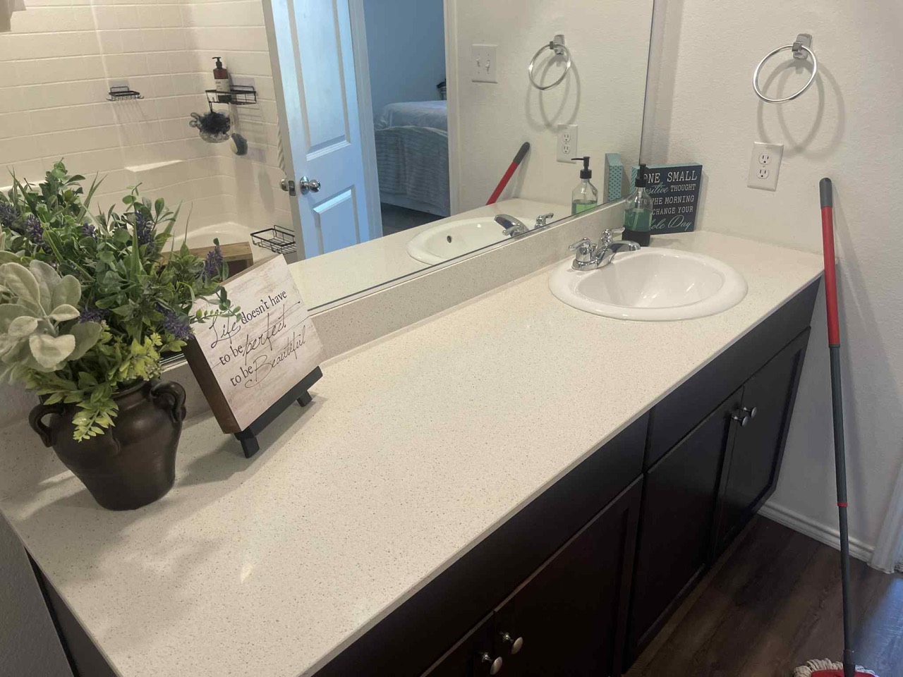Bathroom countertop and sink